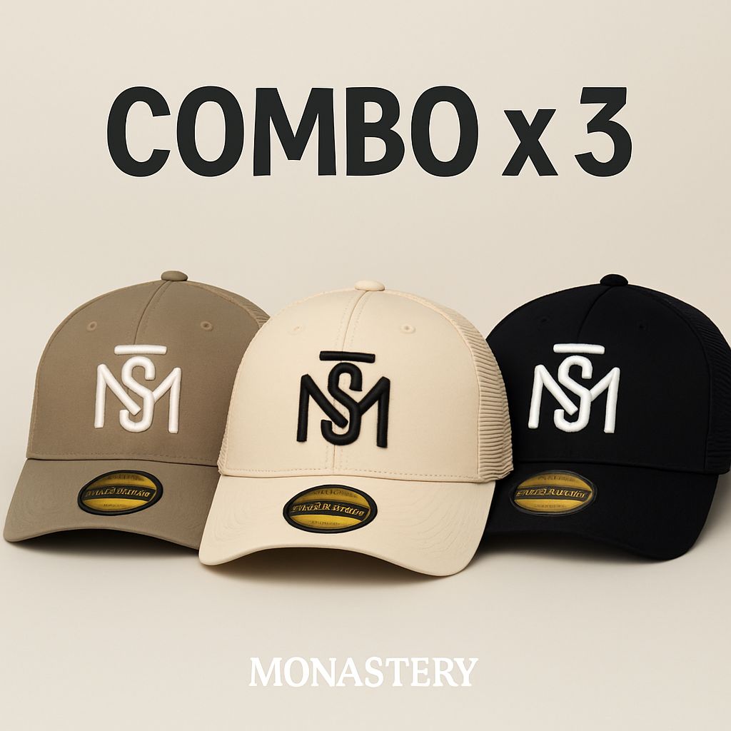 Miniatura 6 de Combo 3x1 Gorras Monastery